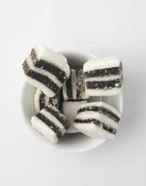 Black and white mints